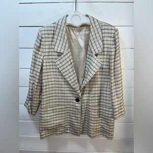 RAFFINATI – Vintage Checkered Blazer (16)